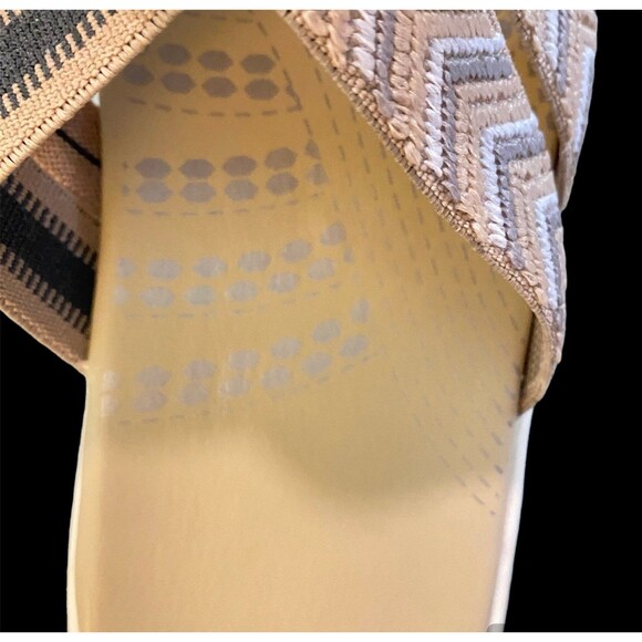 Brand New Lightweight (4 oz) Sandals Braided Stretchy Straps Comfort Padded 10 - Picture 4 of 5